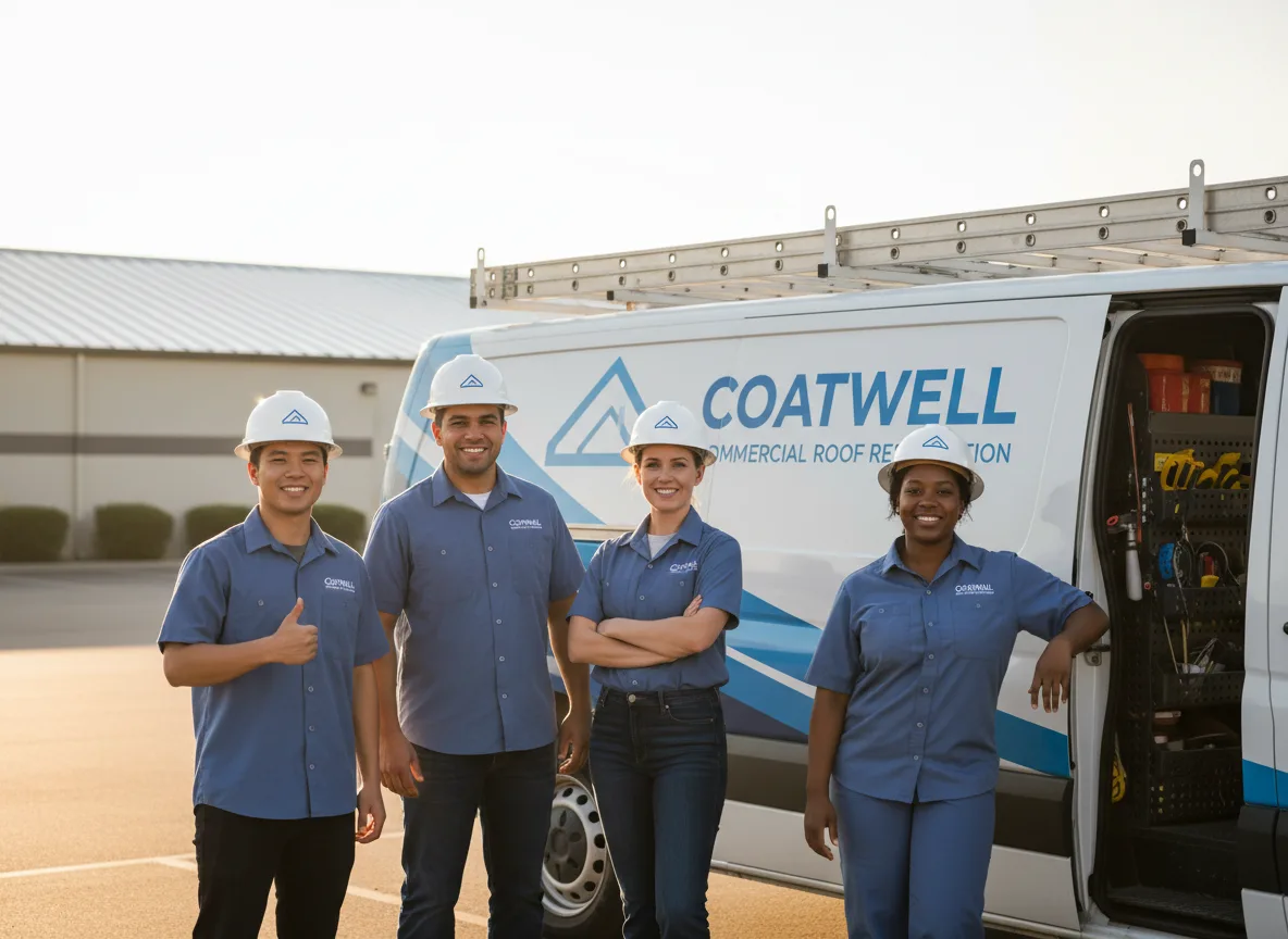 Commercial roof coating company in Shepherd, TX